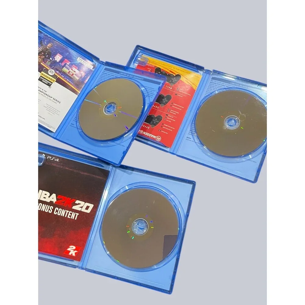 Madden NFL 19 20 & NBA 2K PS4 Lot Bundle – EA Sports Football Games Tested